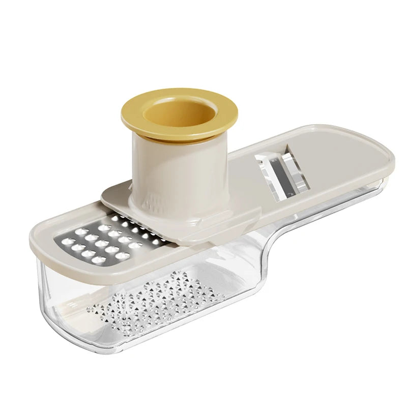 3-in-1 Vegetable Cutter | Slice, Dice & Grate with Stainless Steel Blades – Fast & Easy Kitchen Tool