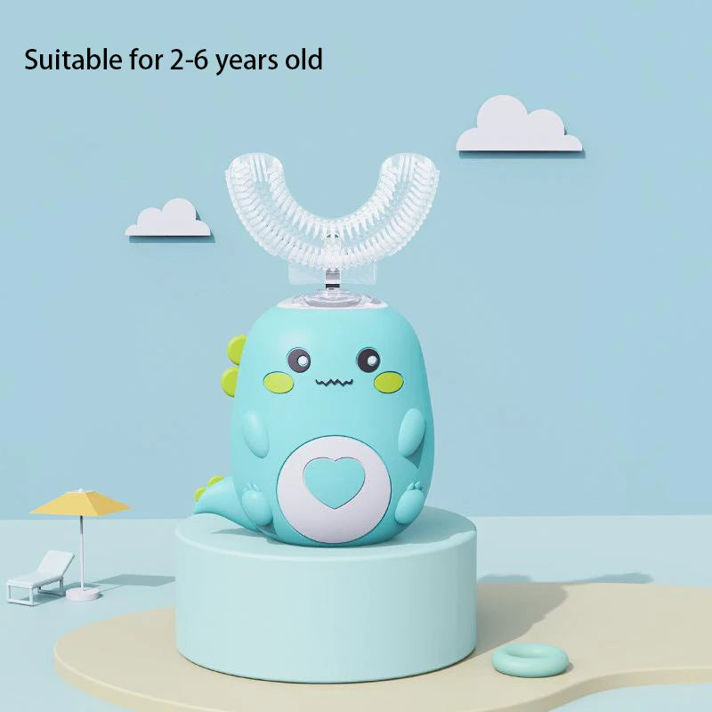 Smile 360 Kids Toothbrush | 360° Full-Mouth Cleaning, Soft Bristles & Fun Design – For Ages 2–12