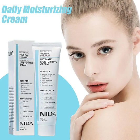 NIDA Multi-Action Rejuvenating Face Cream 100ml | Deep Moisture & Skin Repair for All Skin Types