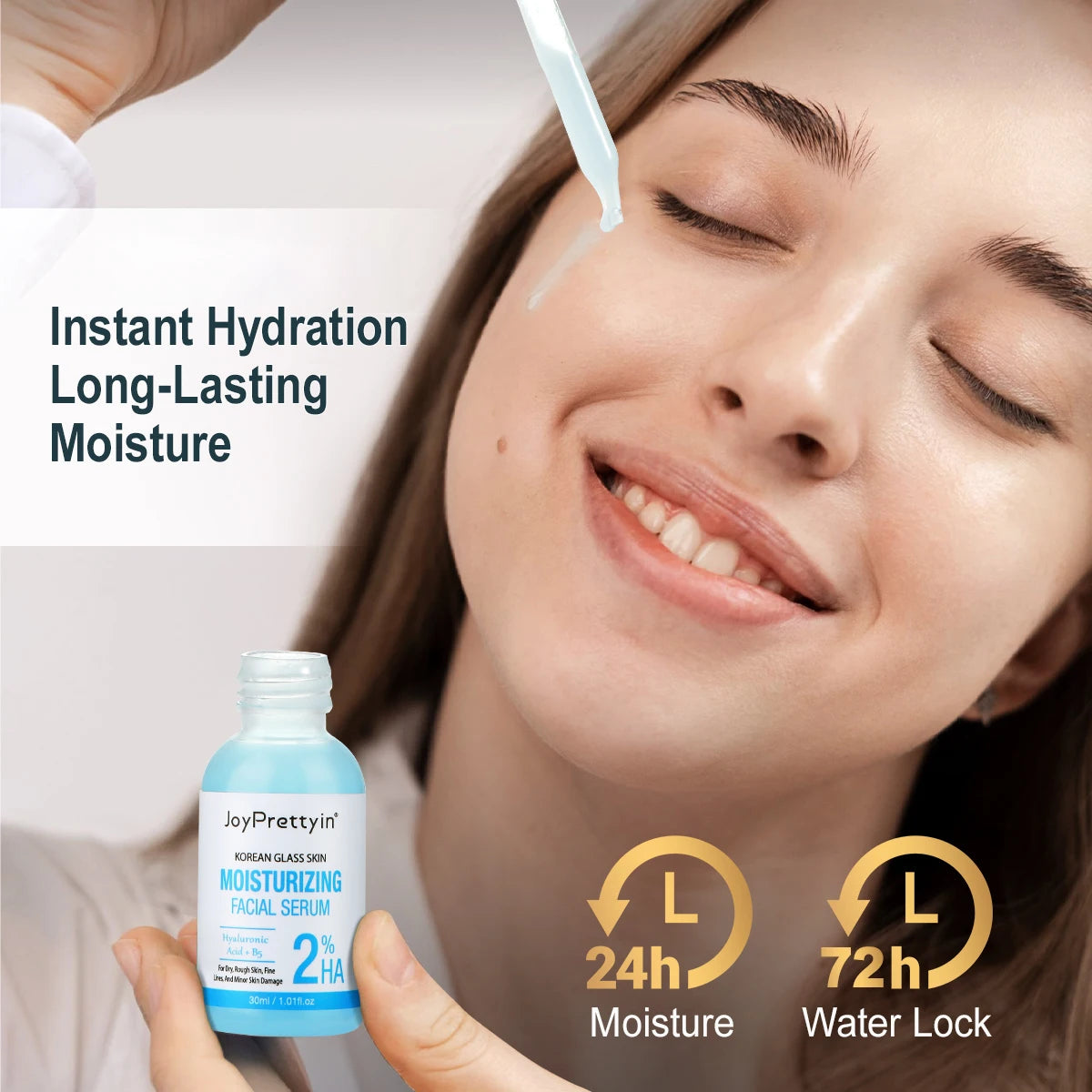 B5 Hyaluronic Acid Face Serum — Deep Hydration & Firming Skin Care