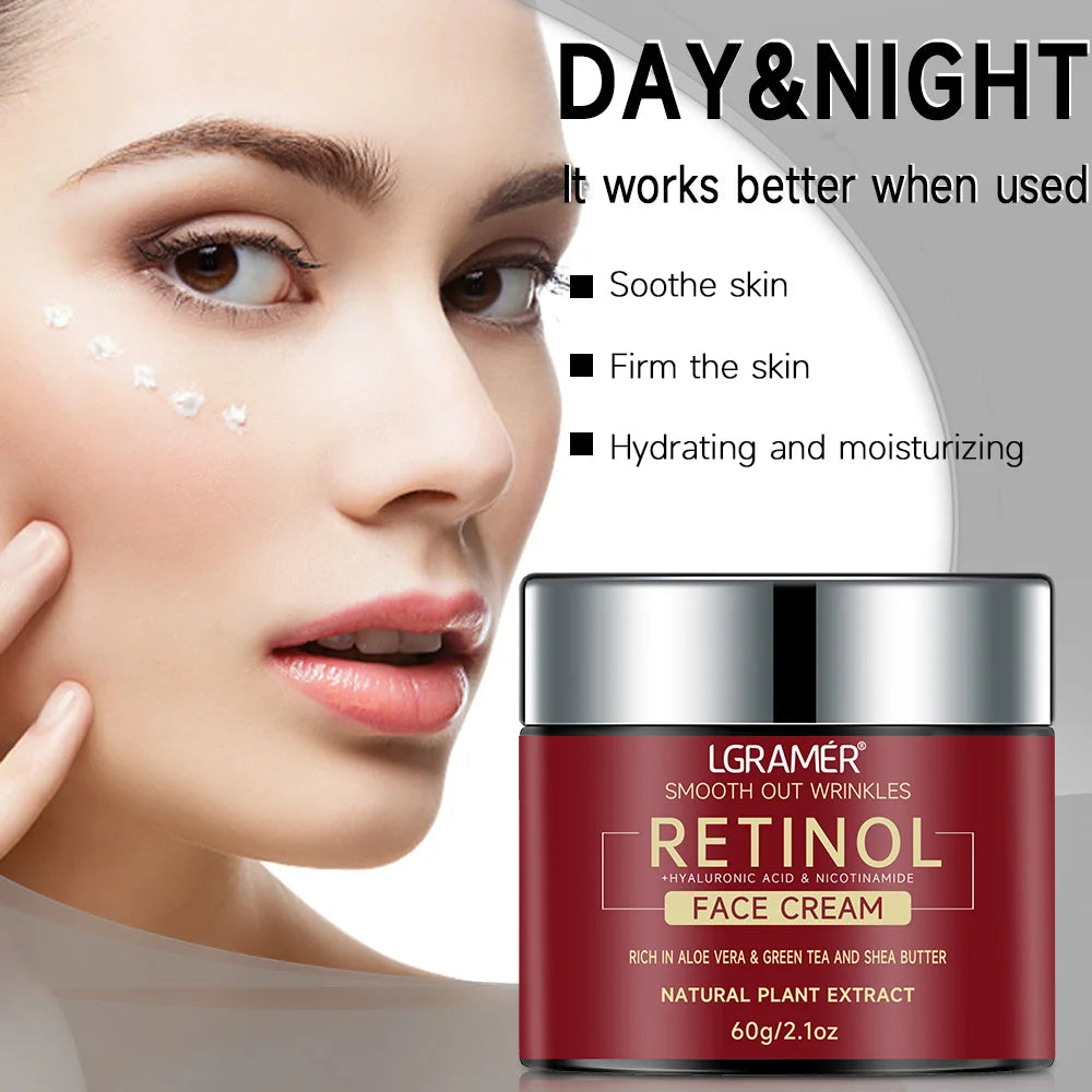 YOUNGCOME Retinol Serum & Face Cream Combo | Lifting, Firming & Brightening Skincare