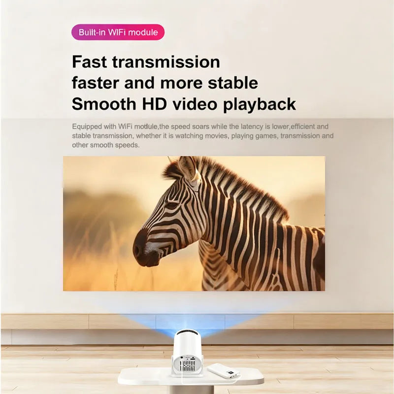 Portable Mini HD Projector | Big Screen HD Experience Anywhere – Movies, Gaming, Sports & Presentations