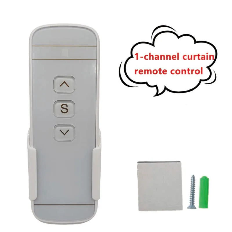 Wireless Curtain Remote Control | Multi-Channel, Strong Signal & Easy Setup – Smart Home Upgrade