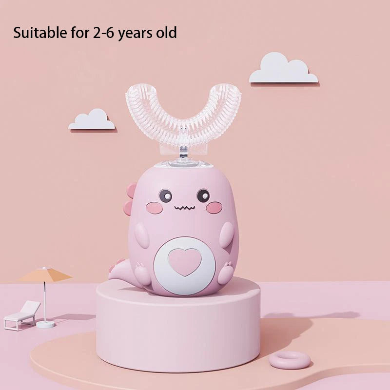 Smile 360 Kids Toothbrush | 360° Full-Mouth Cleaning, Soft Bristles & Fun Design – For Ages 2–12