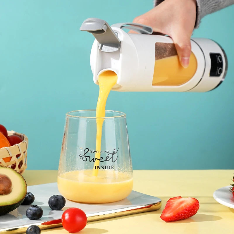 Portable USB Juice Blender | One-Button Operation, Ice-Crushing Power & Self-Cleaning – Fresh Drinks Anywhere
