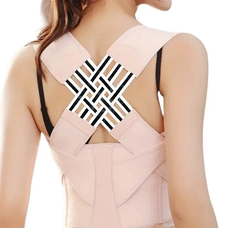 Posture Corrector Brace | Adjustable Back & Shoulder Support – Sizes S–XXL, Discreet All-Day Wear
