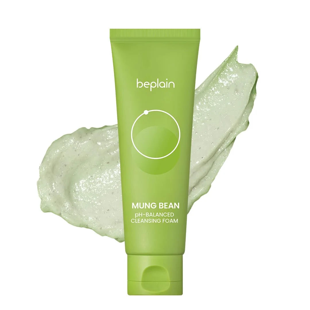 Korean Mung Bean Skincare Set — Pore Serum, Cleansing Foam, Clay Mask & Makeup Remover