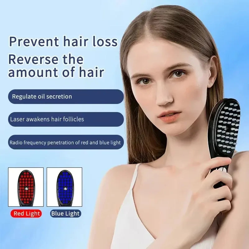 Scalp Therapy Massage Comb | Light Therapy, Hair Growth & Stress Relief – For All Hair Types