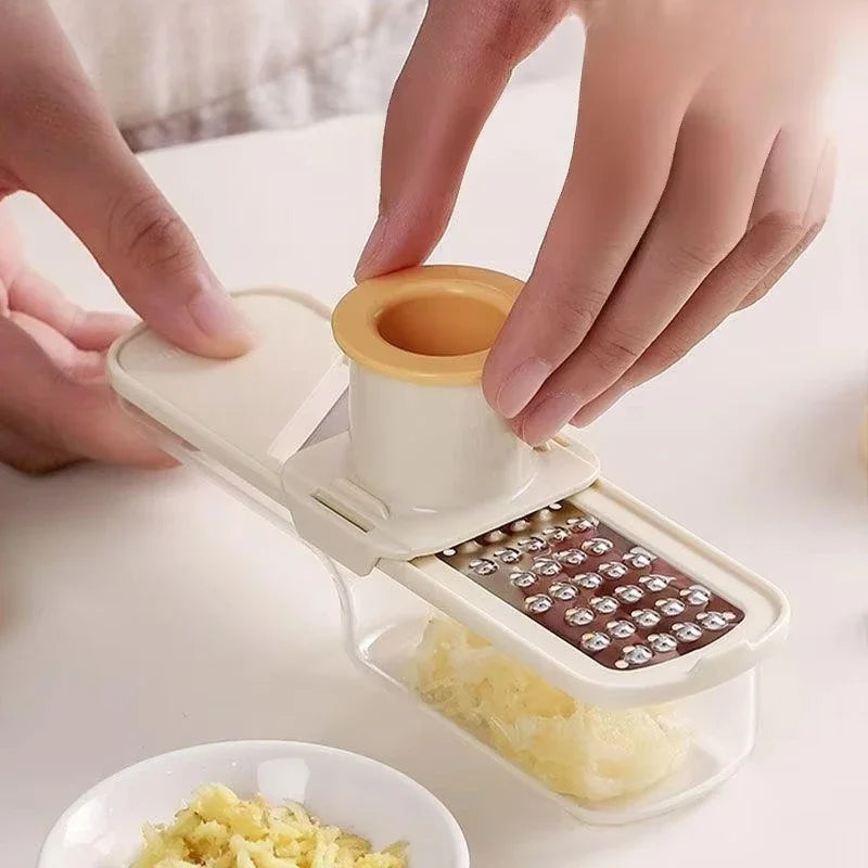 3-in-1 Vegetable Cutter | Slice, Dice & Grate with Stainless Steel Blades – Fast & Easy Kitchen Tool