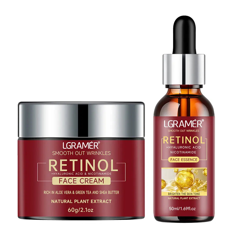 YOUNGCOME Retinol Serum & Face Cream Combo | Lifting, Firming & Brightening Skincare