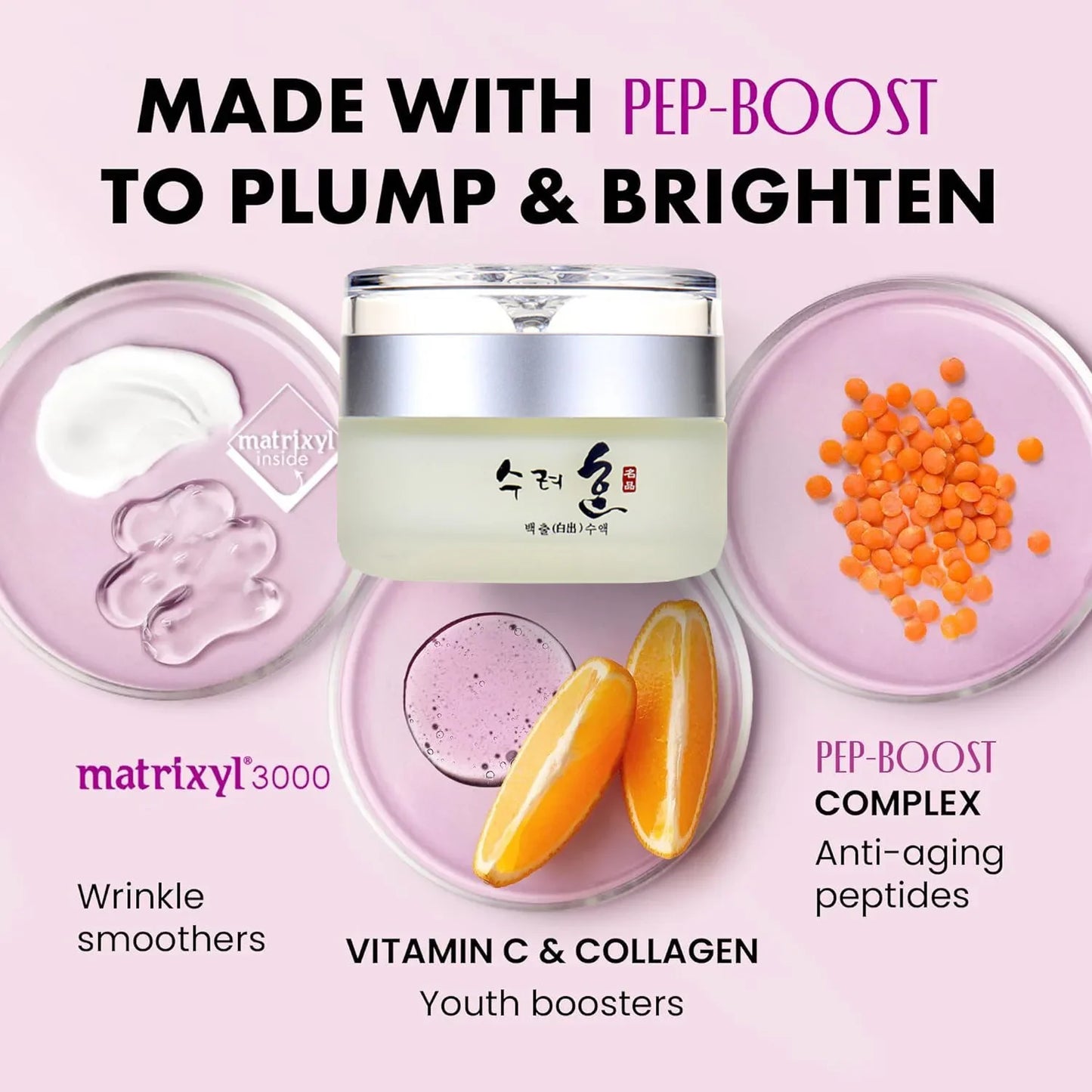 SAKSRAAR Collagen Face Cream 50g | Anti-Aging Day & Night Moisturizer