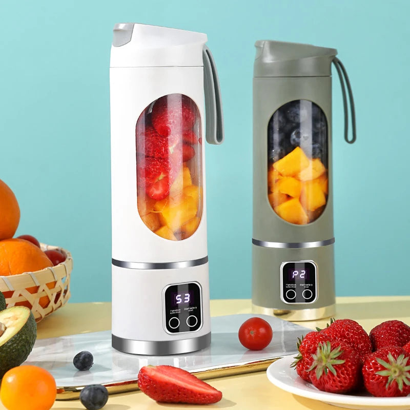 Portable USB Juice Blender | One-Button Operation, Ice-Crushing Power & Self-Cleaning – Fresh Drinks Anywhere