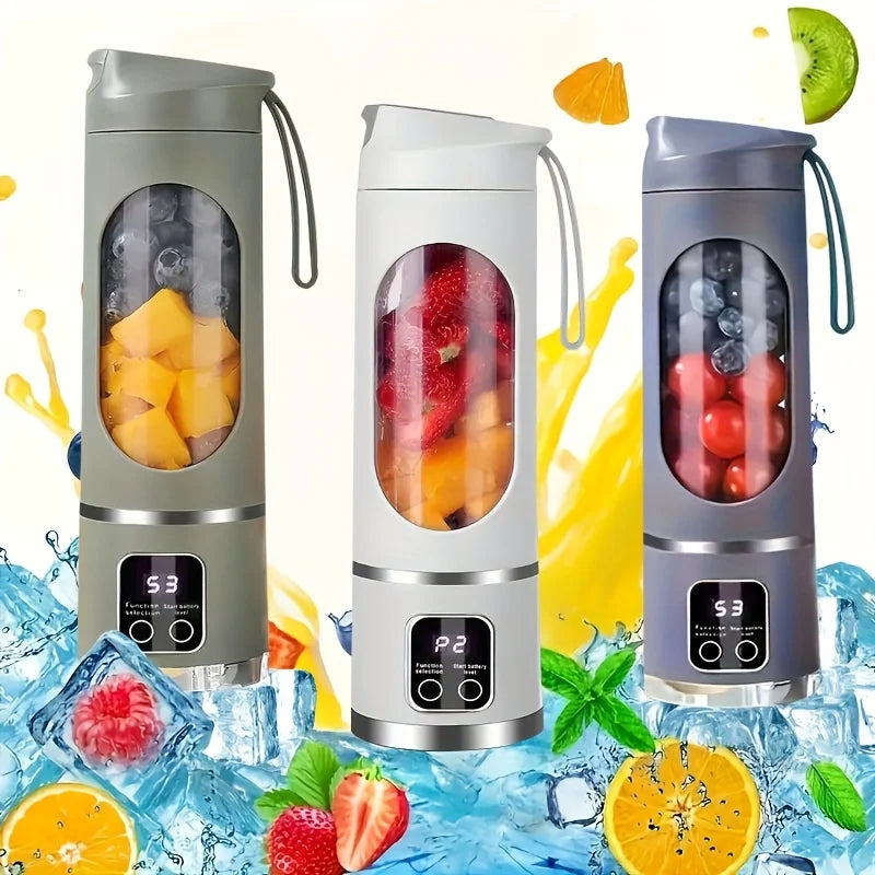 Portable USB Juice Blender | One-Button Operation, Ice-Crushing Power & Self-Cleaning – Fresh Drinks Anywhere