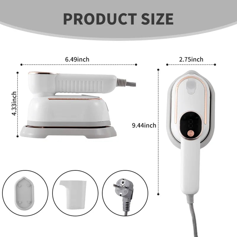 Handheld Garment Steamer | Powerful Steam, Fast Heat-Up & No Ironing Board Needed – For All Fabrics