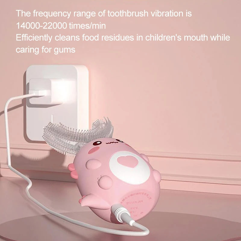 Smile 360 Kids Toothbrush | 360° Full-Mouth Cleaning, Soft Bristles & Fun Design – For Ages 2–12