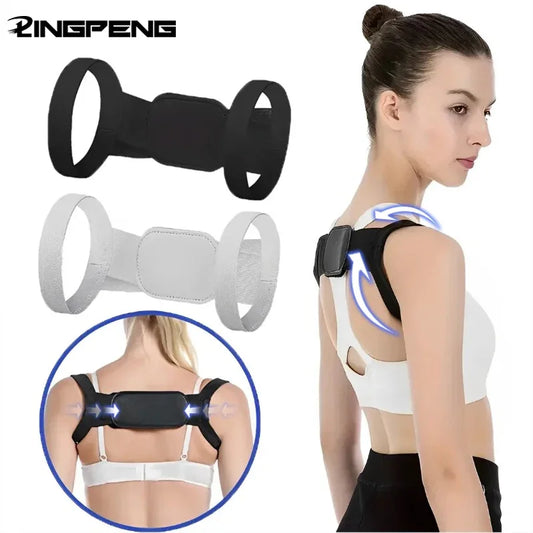 Adjustable Posture Corrector | Relieve Back, Neck & Shoulder Pain – Comfortable for All-Day Wear