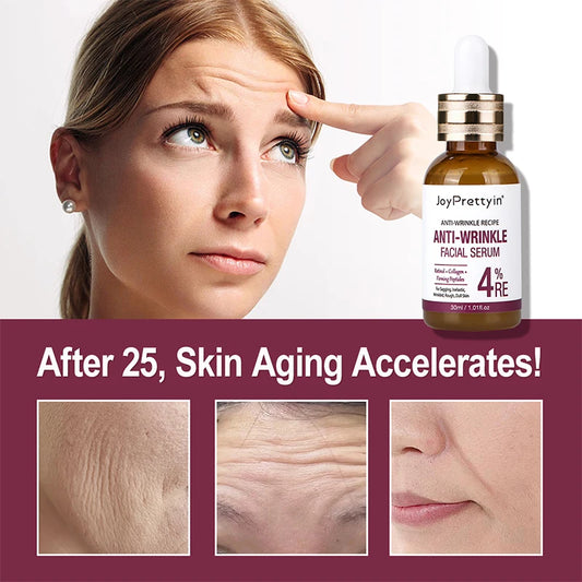 JoyPrettyin Retinol Face Serum | Anti-Wrinkle, Lifting & Brightening with 8D Hyaluronic Acid