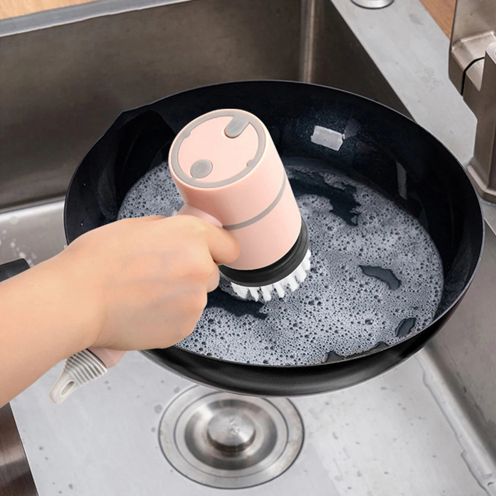 Electric Spin Cleaning Brush | Powerful Spinning Action, Multiple Heads & Rechargeable – Deep Clean in Half the Time