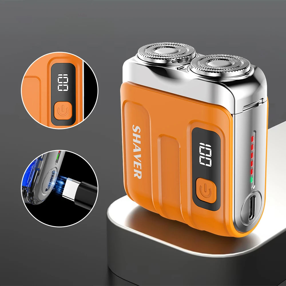 Mini Travel Electric Shaver | Pocket-Sized, Rechargeable & Powerful – Shave Anywhere, Anytime