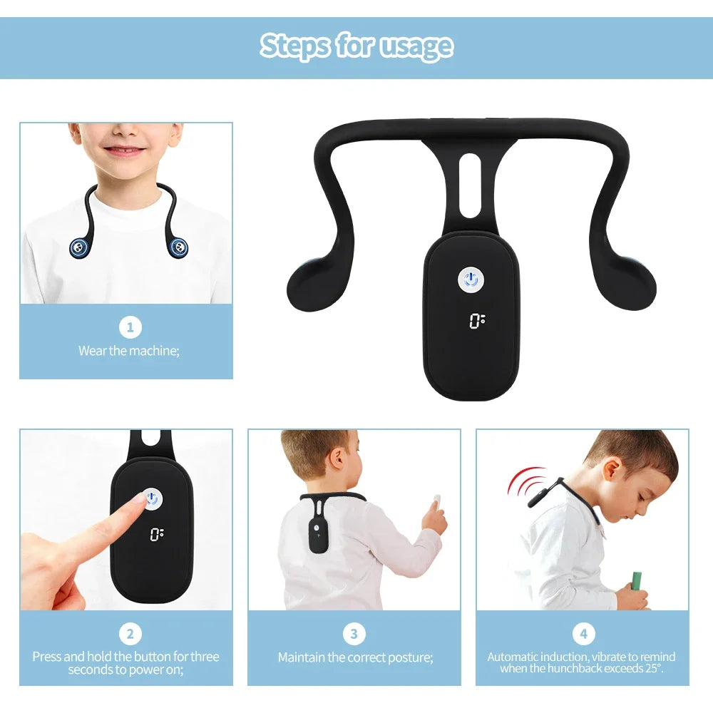 Smart Posture Trainer | Vibration Alert Wearable for Better Posture – Discreet, Lightweight & Easy to Use