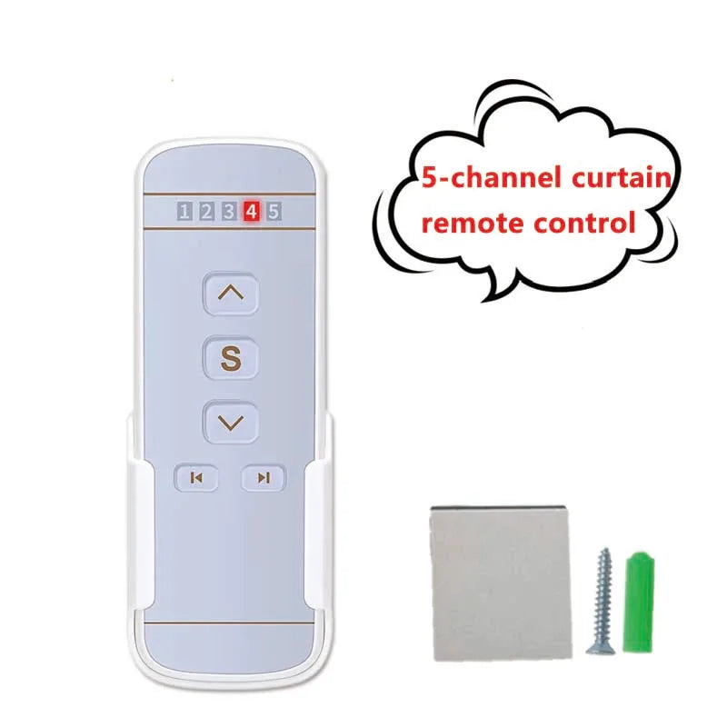 Wireless Curtain Remote Control | Multi-Channel, Strong Signal & Easy Setup – Smart Home Upgrade