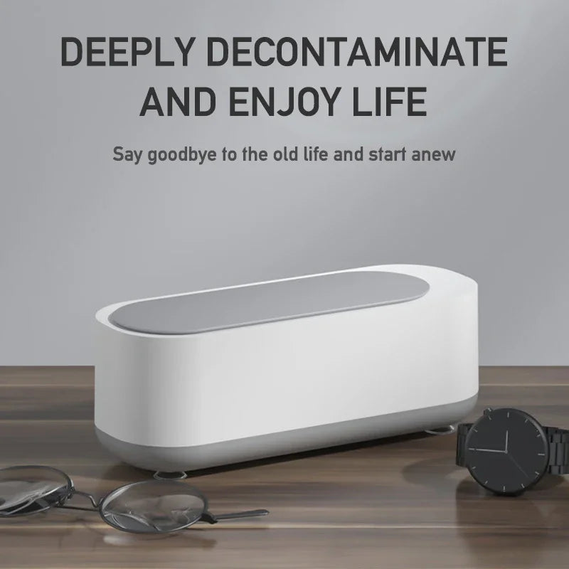 Ultrasonic Jewelry & Glasses Cleaner | High-Frequency Deep Clean in Minutes – Safe for Jewelry, Watches & Eyewear
