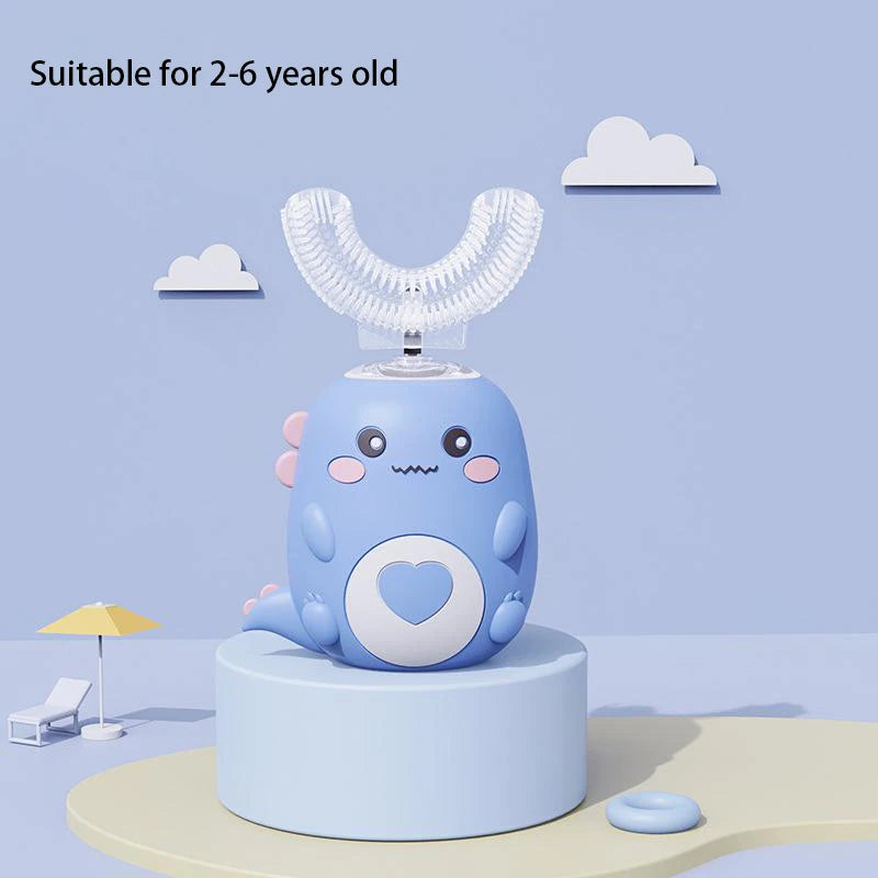 Smile 360 Kids Toothbrush | 360° Full-Mouth Cleaning, Soft Bristles & Fun Design – For Ages 2–12