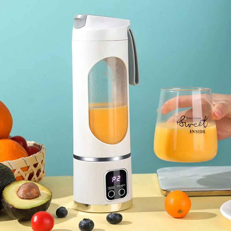 Portable USB Juice Blender | One-Button Operation, Ice-Crushing Power & Self-Cleaning – Fresh Drinks Anywhere