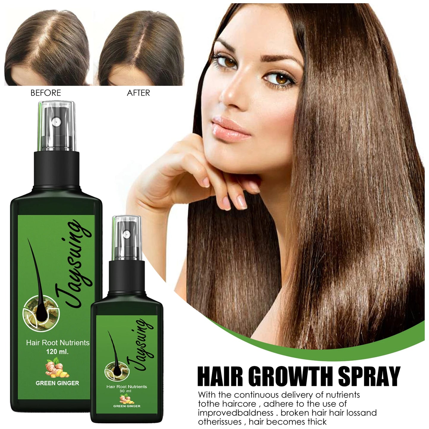 Hair Care Serum — Nourishing Scalp Spray for Smooth, Healthy Hair
