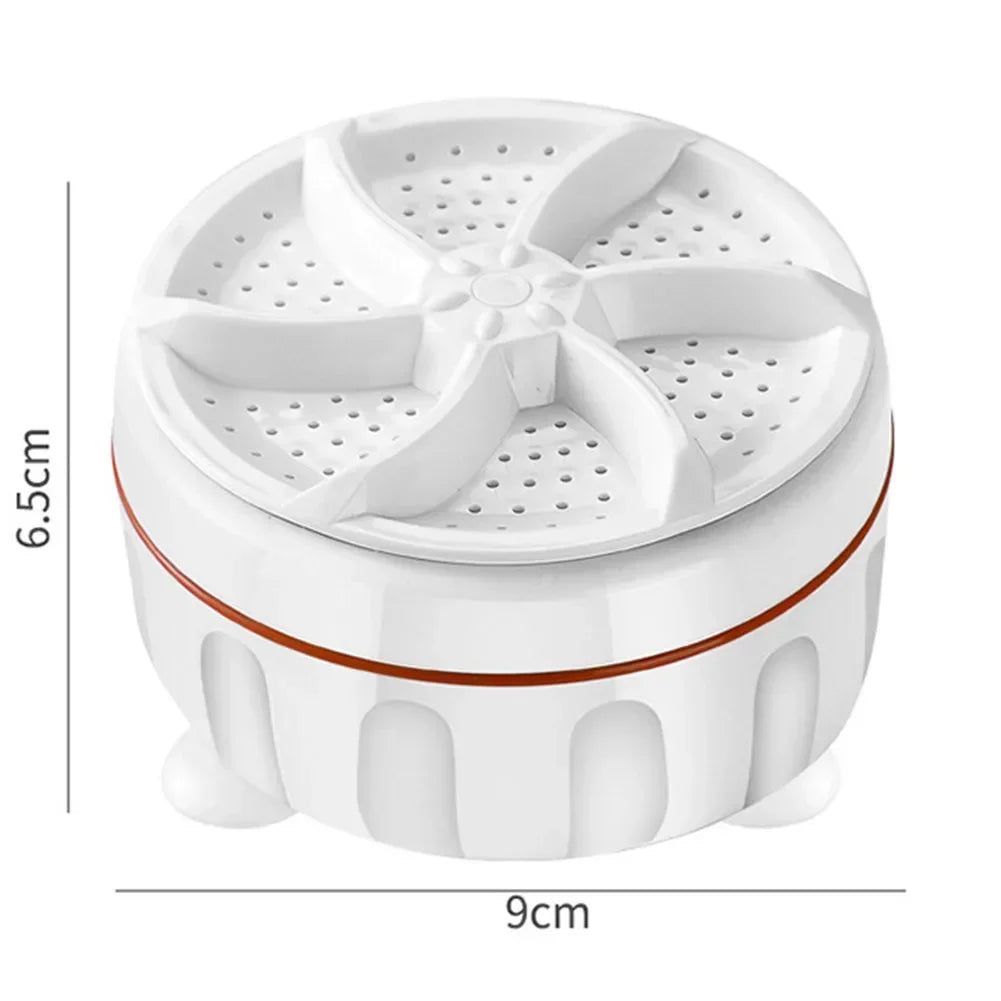 Folding Mini Washing Machine | Compact, Foldable & Powerful – Wash Small Clothes Anywhere Without Hand Washing