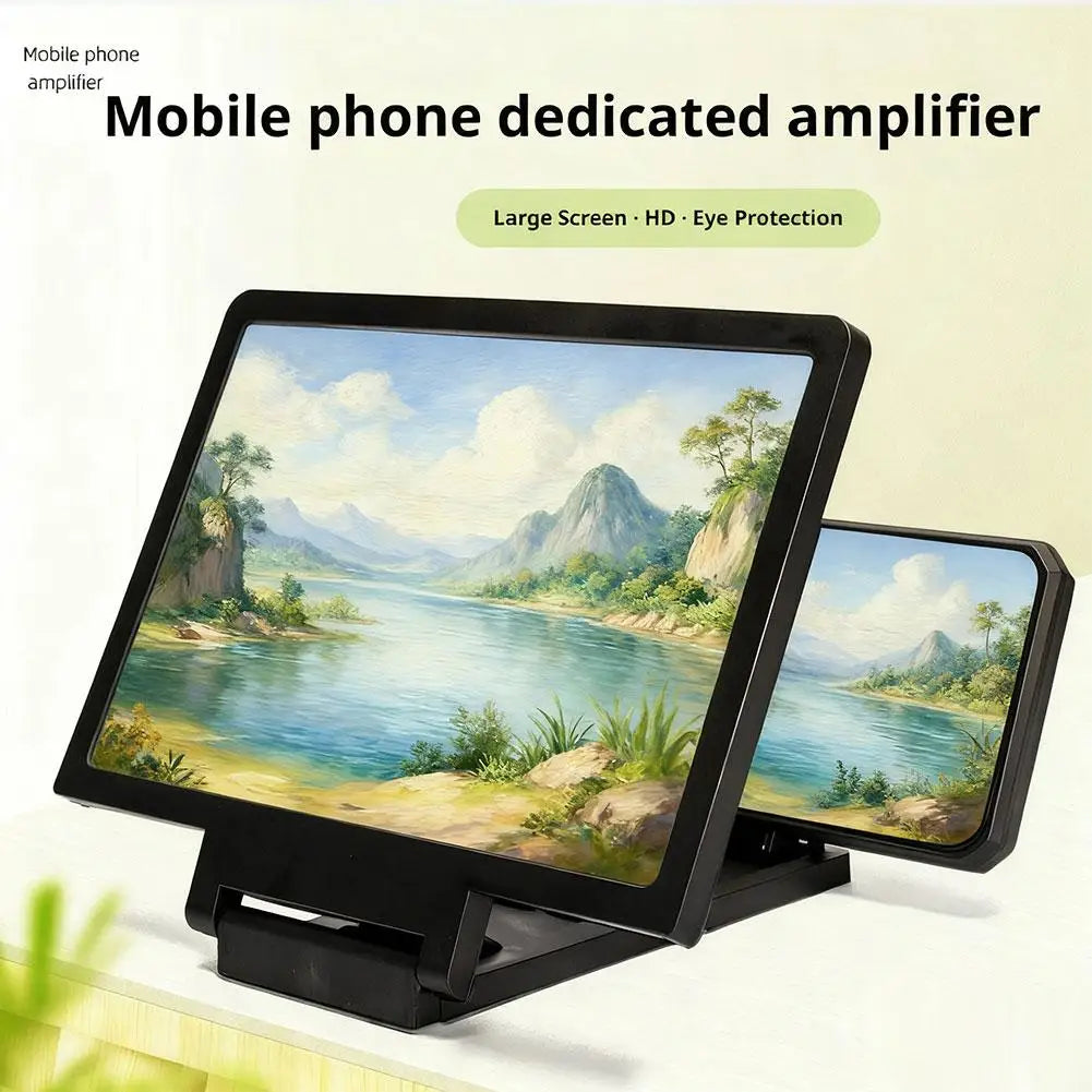 HD Vision Phone Screen Enlarger | Crystal-Clear 3-4x Magnification, Eye Strain Relief & Foldable – No Power Needed