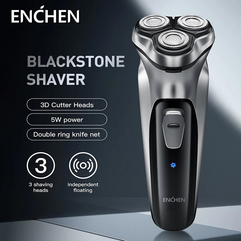ENCHEN Blackstone Electric Shaver | Premium Precision Grooming – Fast Motor & Long Battery Life