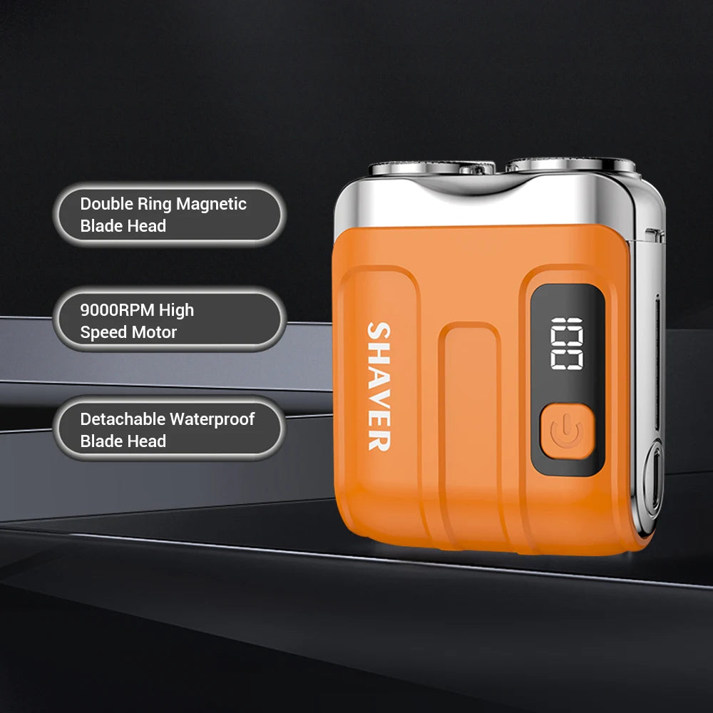 Mini Travel Electric Shaver | Pocket-Sized, Rechargeable & Powerful – Shave Anywhere, Anytime