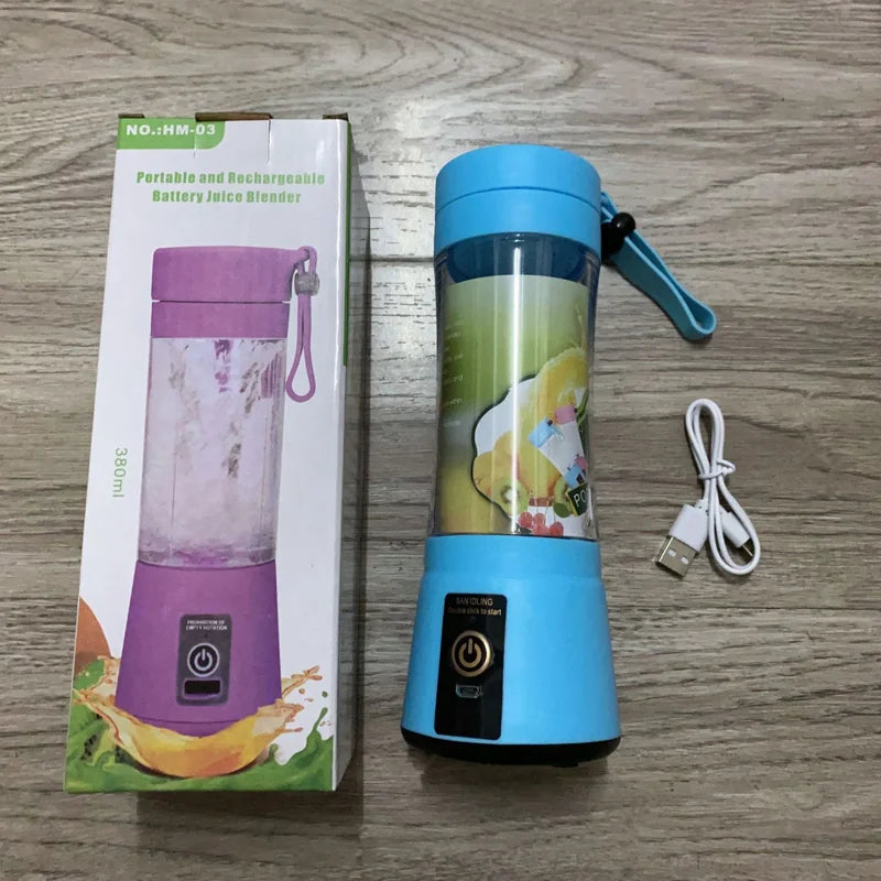 Portable Personal Blender | USB Rechargeable Smoothie & Shake Maker – Crush Fruits & Ice Anywhere