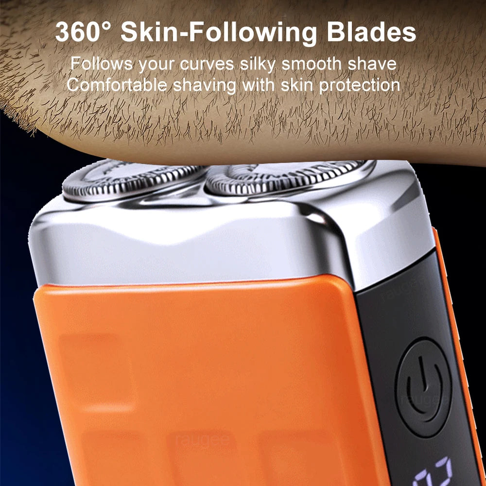 Dual-Head Electric Shaver | Fast, Smooth & Portable Grooming – USB Rechargeable
