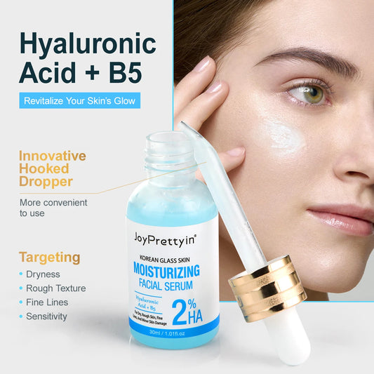B5 Hyaluronic Acid Face Serum — Deep Hydration & Firming Skin Care