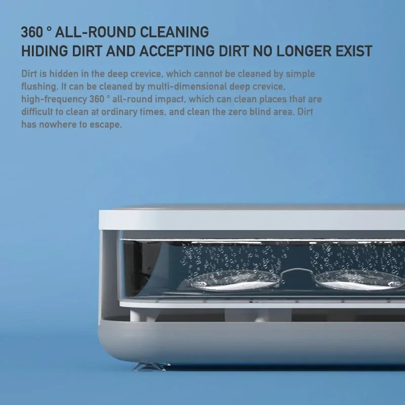 Ultrasonic Jewelry & Glasses Cleaner | High-Frequency Deep Clean in Minutes – Safe for Jewelry, Watches & Eyewear