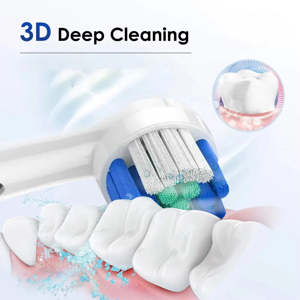 Pro Clean Sonic Toothbrush | Powerful Sonic Vibration, Multiple Brush Heads & USB Rechargeable – Dentist-Level Clean at Home