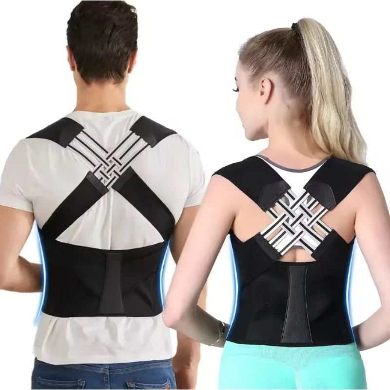 Posture Corrector Brace | Adjustable Back & Shoulder Support – Sizes S–XXL, Discreet All-Day Wear