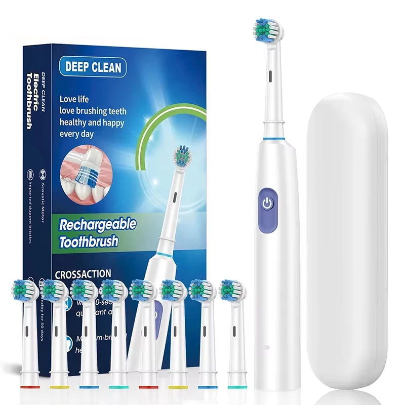 Pro Clean Sonic Toothbrush | Powerful Sonic Vibration, Multiple Brush Heads & USB Rechargeable – Dentist-Level Clean at Home