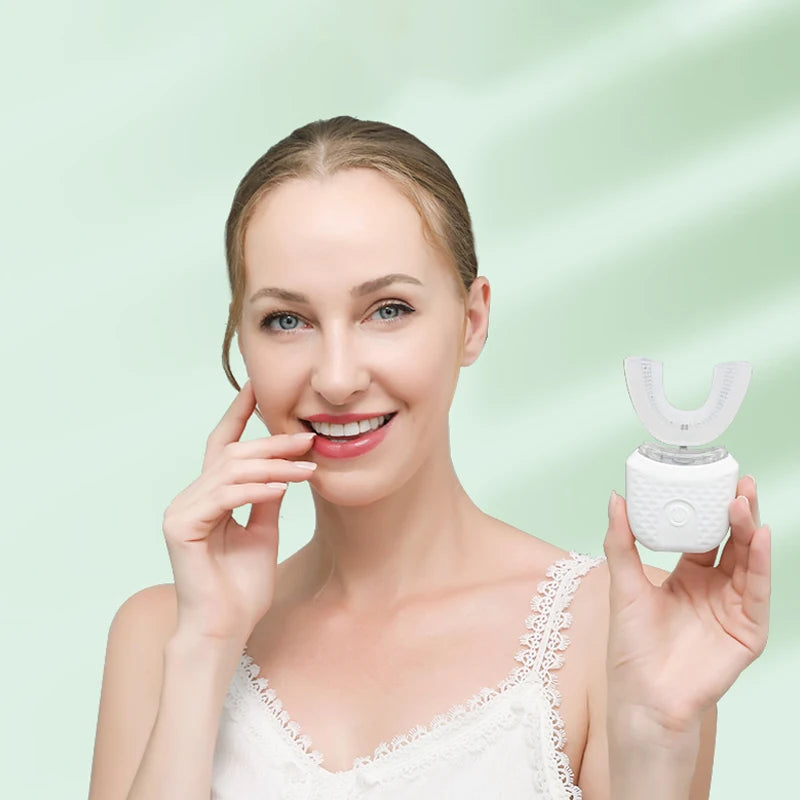 Smart Clean 360 Toothbrush | 360° Automatic Full-Mouth Clean, Gentle on Gums & Rechargeable – For Adults & Kids