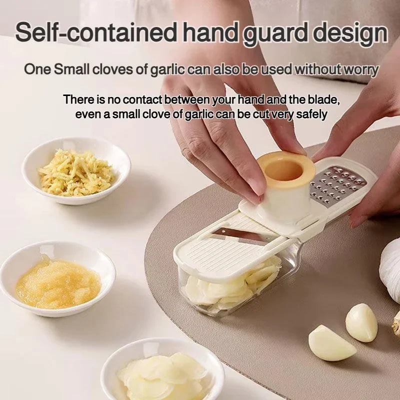 3-in-1 Vegetable Cutter | Slice, Dice & Grate with Stainless Steel Blades – Fast & Easy Kitchen Tool