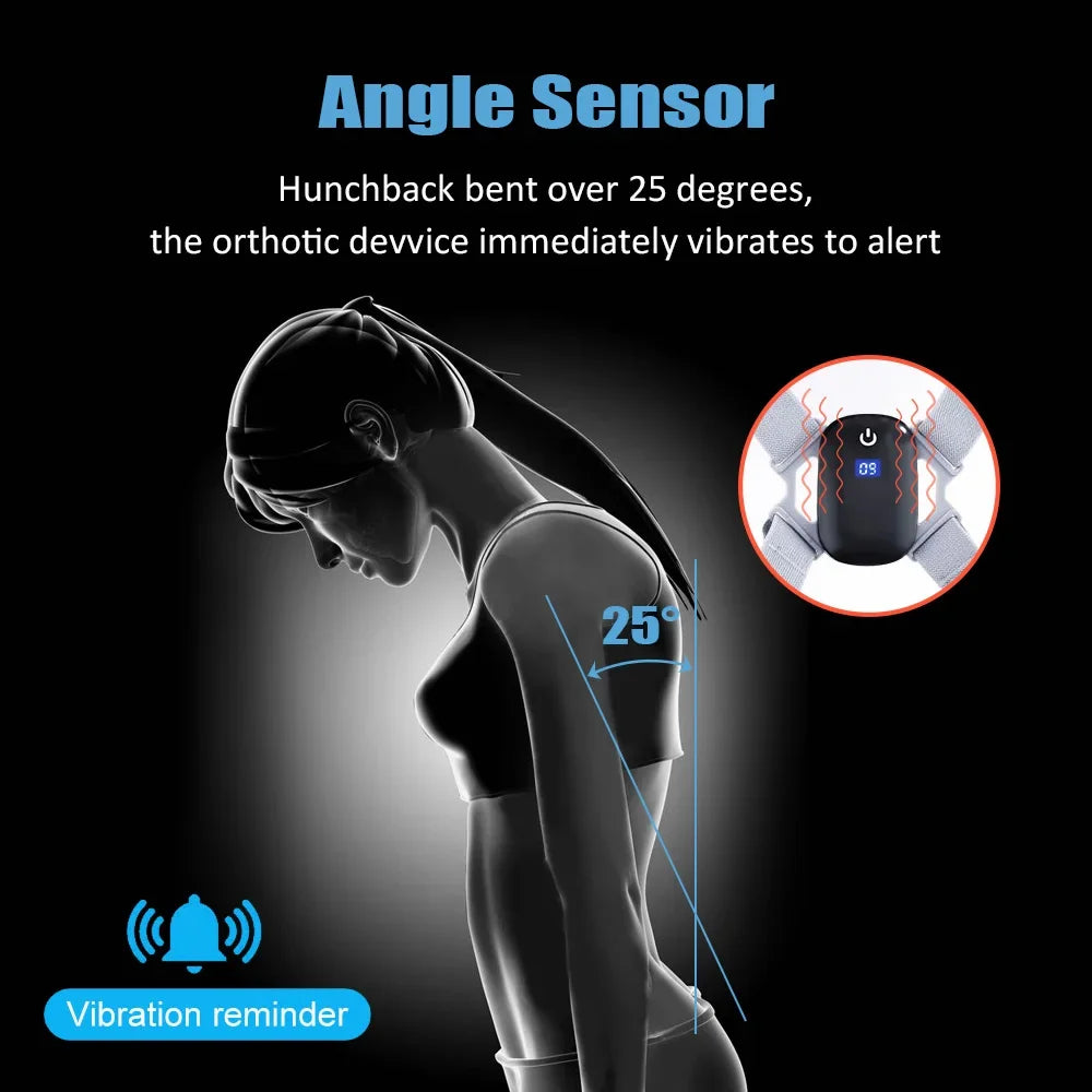 Smart Posture Corrector Belt | Gentle Alerts, Adjustable Fit & Discreet All-Day Wear for Better Posture