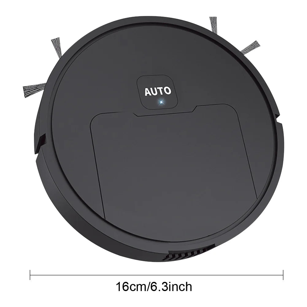 3-in-1 Robot Vacuum Cleaner | Sweeps, Mops & Collects Dust – Ultra-Slim, Whisper-Quiet & USB Rechargeable