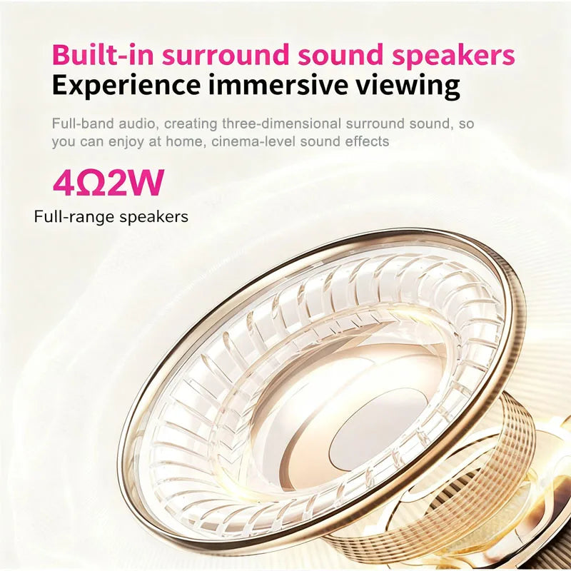 Portable Mini HD Projector | Big Screen HD Experience Anywhere – Movies, Gaming, Sports & Presentations