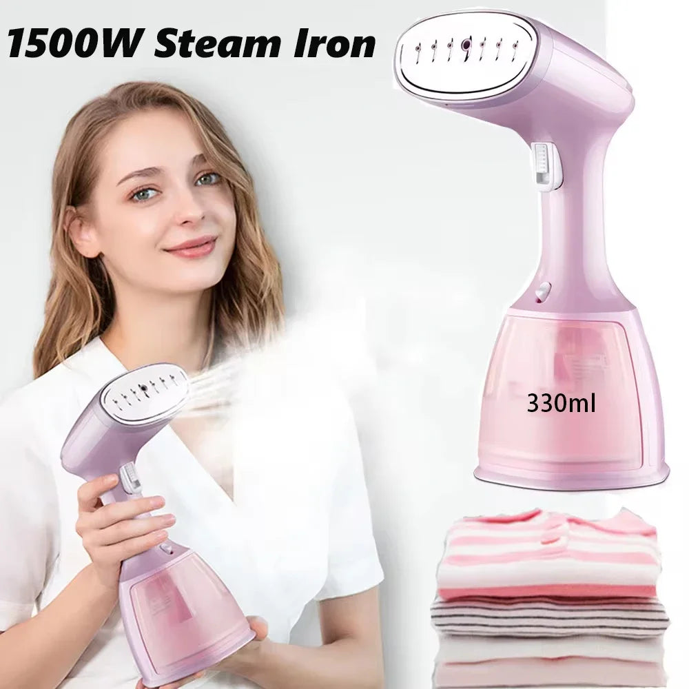 1500W Handheld Garment Steamer | Professional-Grade Steam, Fast Heat-Up & Portable – All Fabrics