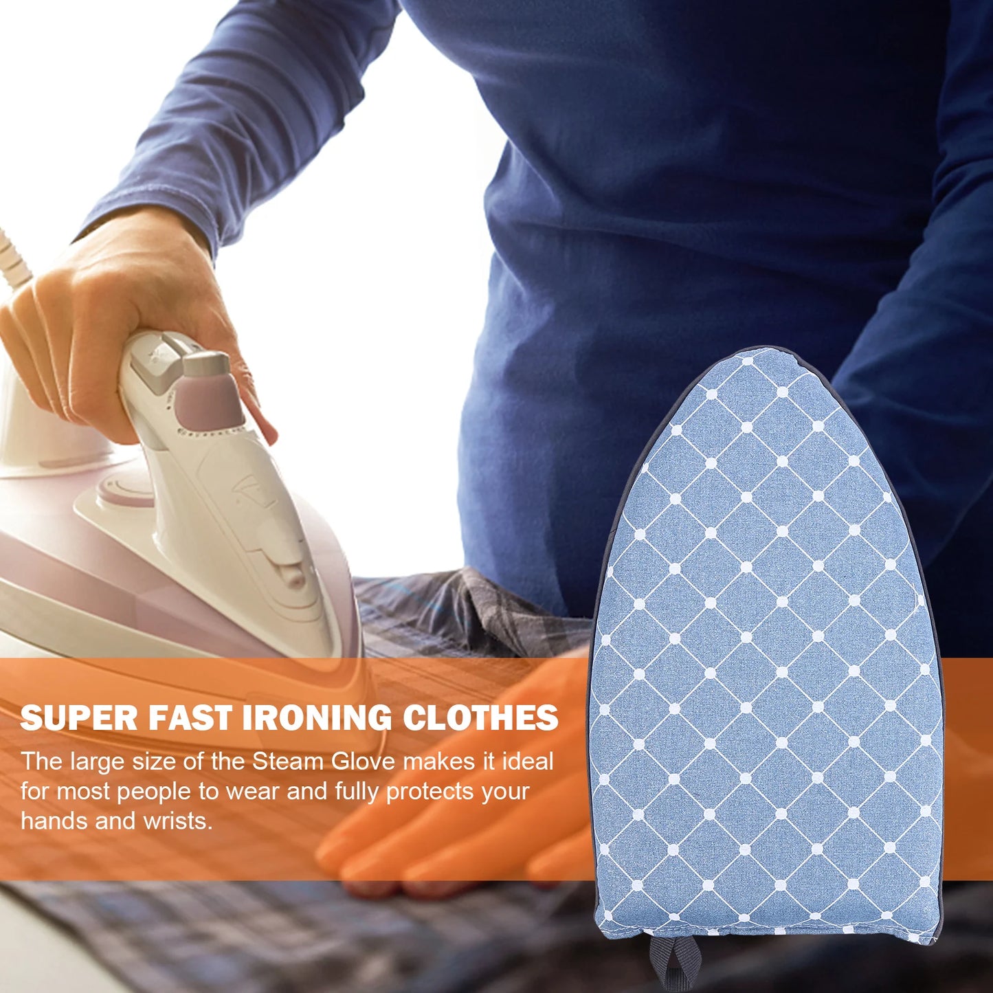 Heat-Resistant Steamer Gloves | Steam Safely with Full Hand Protection – Durable & Comfortable