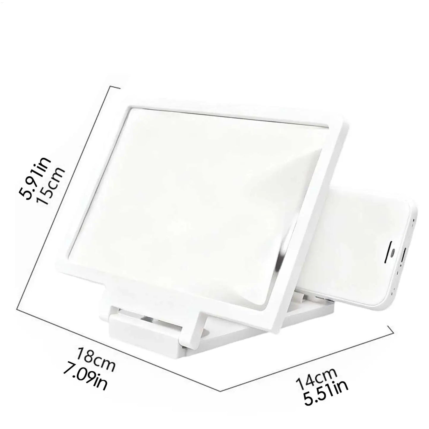View Plus Screen Booster | 3-4x Phone Screen Magnifier for Eye-Comfort Viewing — No Power Needed