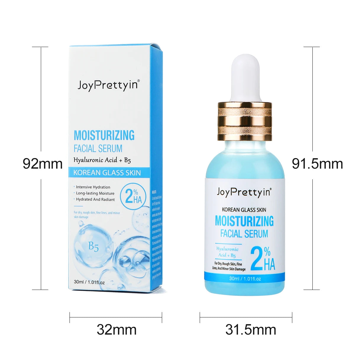 B5 Hyaluronic Acid Face Serum — Deep Hydration & Firming Skin Care