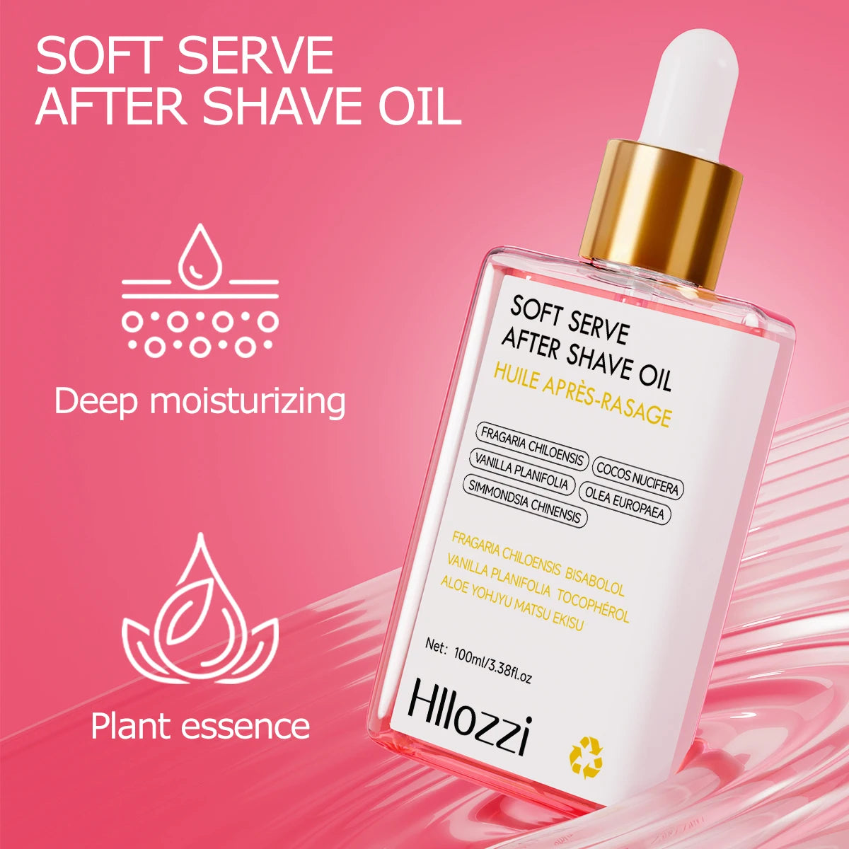 Strawberry After Shave Oil — Deep Hydrating & Nourishing Skin Serum
